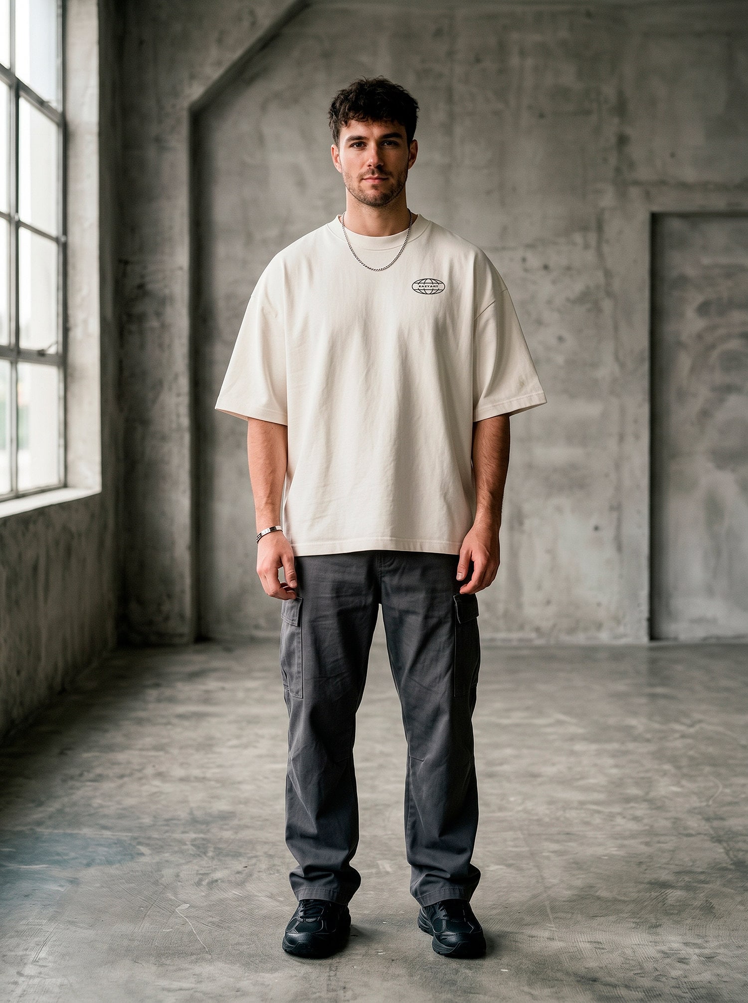 Heavyweight Boxy Blank Tee - Frente Lookbook