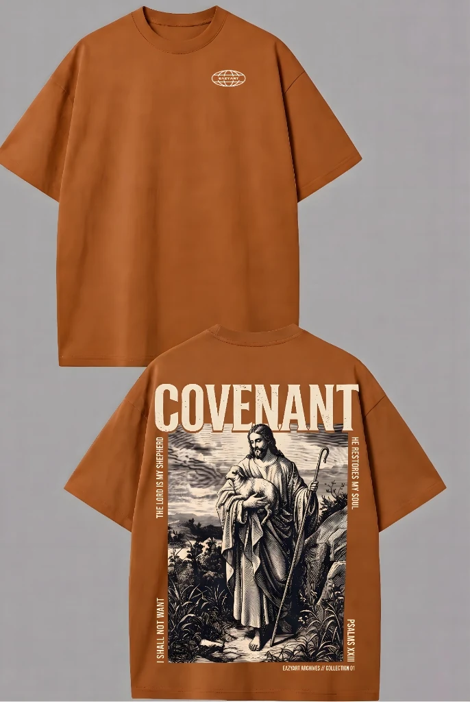 Covenant Sacred Boxy Tee - Lookbook Completo