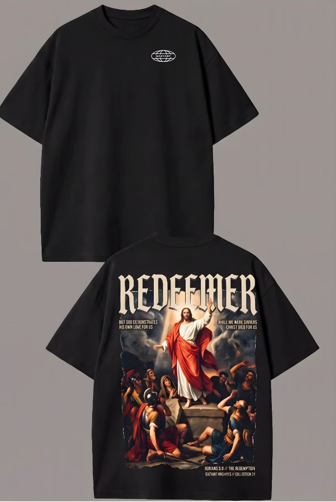 Redeemer Sacred Boxy Tee - Lookbook Completo